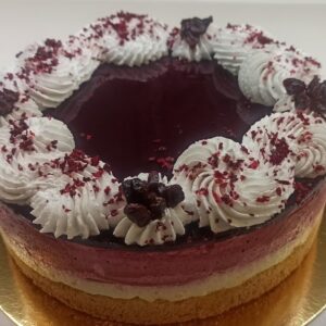 Paleo Áfonyás joghurttorta