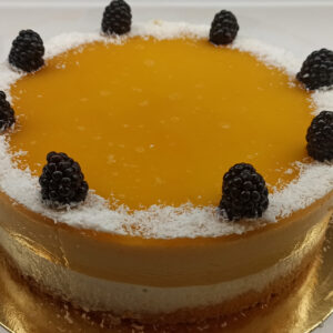 Paleo Karibi torta (Kókuszos , maracujás)