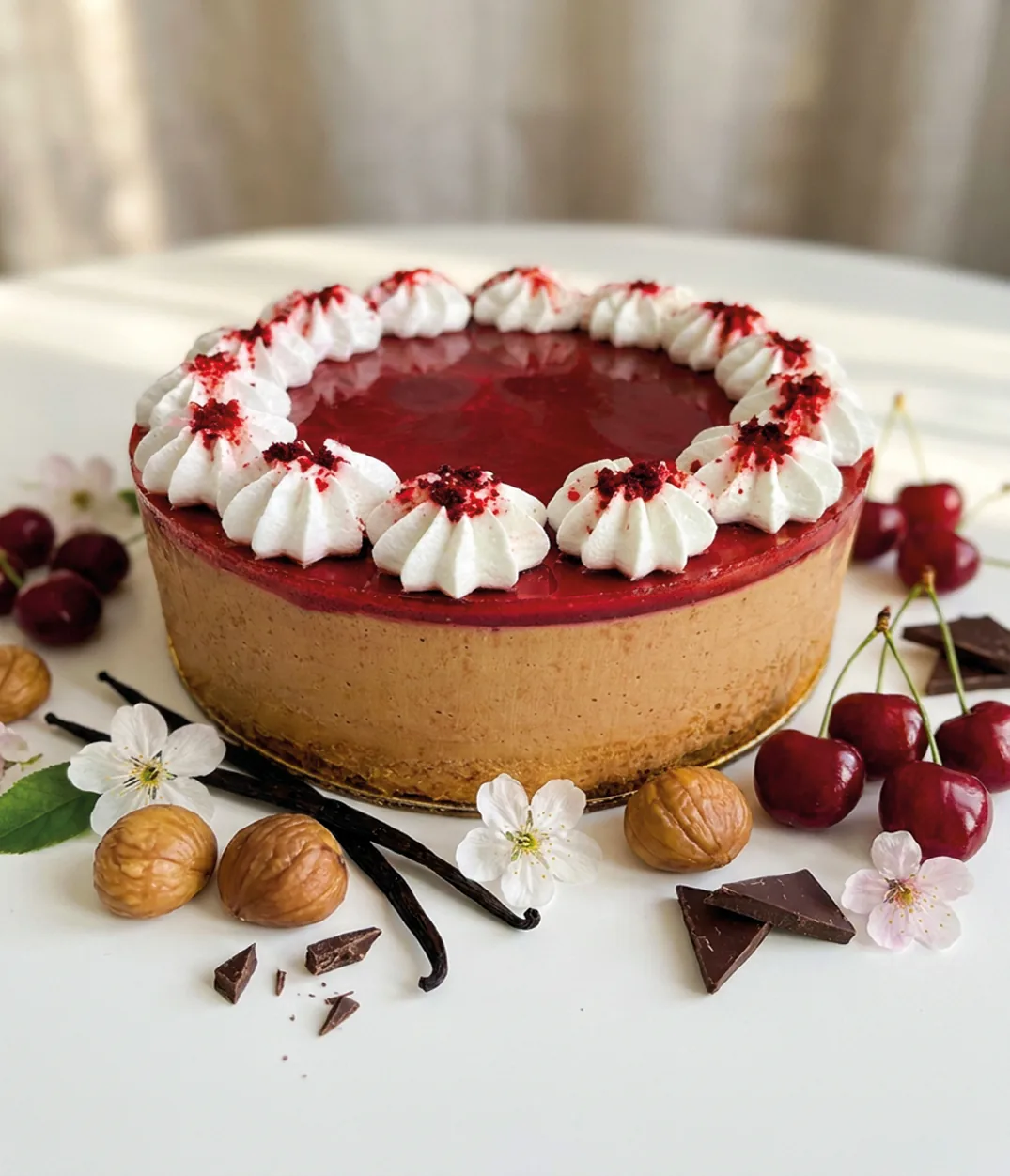 gesztenyes meggyes torta egesztorta