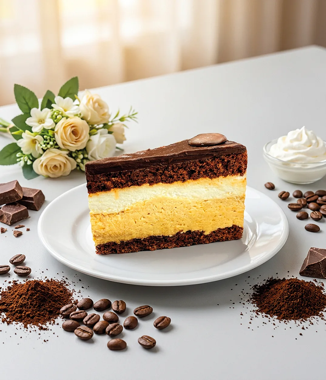Kávés, tejszínes torta 3 Kávés, tejszínes torta - Image 2