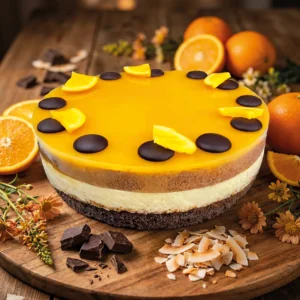 Narancsos csokoládétorta