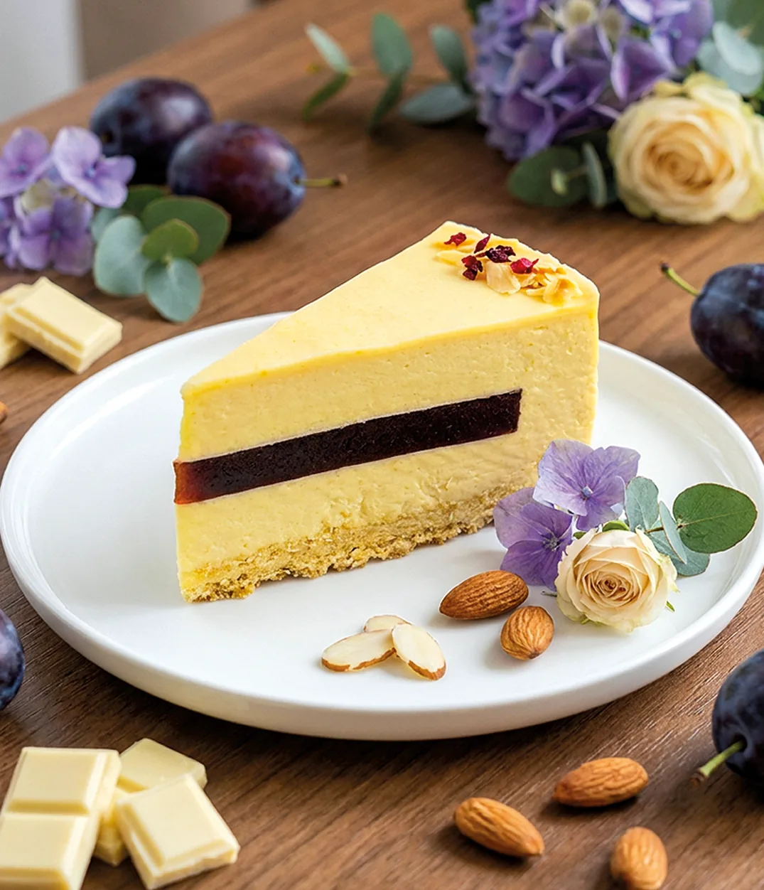 Szilvás mandulakrémtorta 3 Szilvás mandulakrémtorta - Image 2