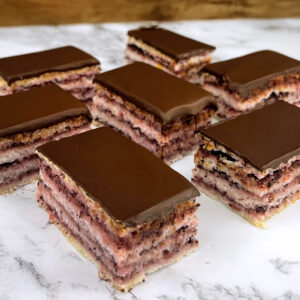 Meggyes-Mákos zserbó